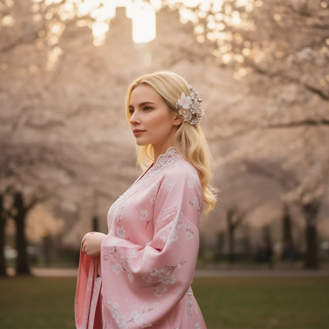 kimono lady in NY